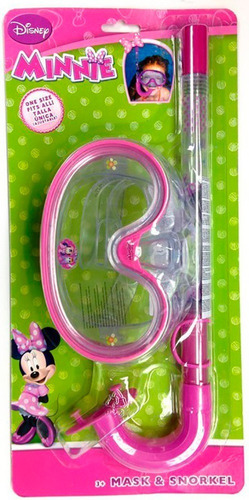 Snorkel Y Mascara Set Buceo De Minnie It2 Ds9002-2mn Ellobo