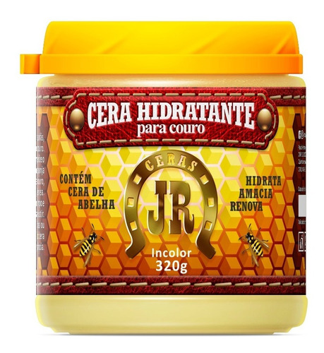 Hidratante De Couro Automotivo - Cera Jr - 300g