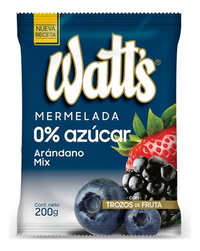 Mermelada Arandano 0% Azúcar Watt's 200g