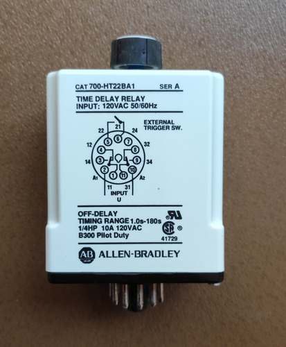 Relevador De Tiempo 700ht-22ba1 Marca Allen Bradley (Usado)
