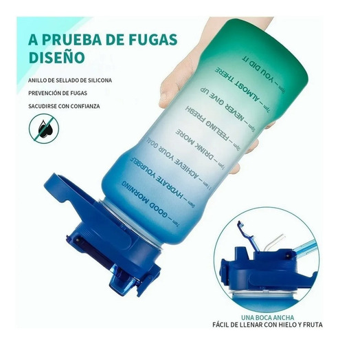 2200ml Botellas De Agua Deporte Por Mayor Con Escala Tempora