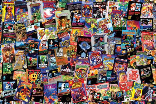 Videojuego Retro Jigsaw Puzzle Toynk Armageddon De 8 Bits, 1