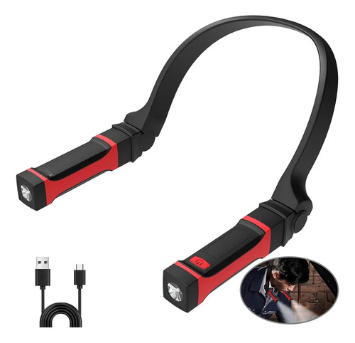Linterna Led Recargable S Con Iluminación Para El Cuello
