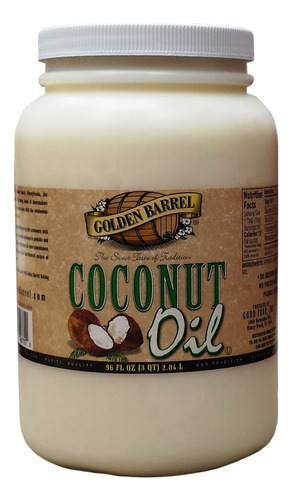 Golden Barrel Aceite De Coco (96 Fl. Oz.)