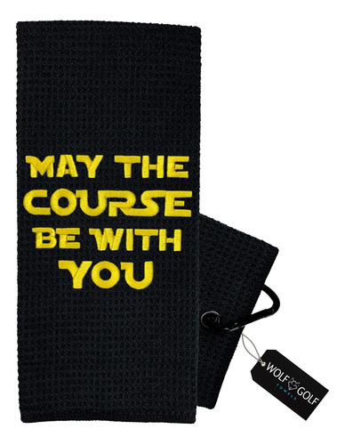 Wolf Golf Towels - May The Course Be With You - Accesorios D