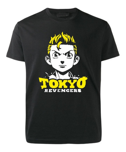 Remera Negra Tokio Revengers Takemichi - Anime Serie Tv