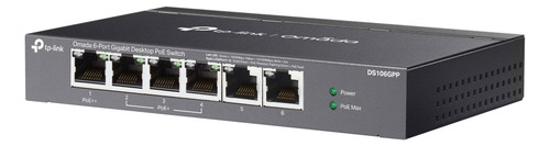 Tp-link Ds106gpp Switch 6 Puertos Gigabit 3 Poe+ Y 1 Poe++