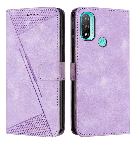 Funda Tipo Cartera Compatible Con Motorola Moto E20/30/40 Fu