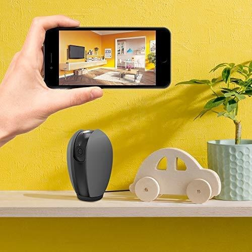Camara Wifi Brookstone Inclinable Y Panoramica, Gris: Sist