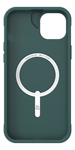 Funda Zagg Luxe Snap Para iPhone 15 Plus - Verde Liso