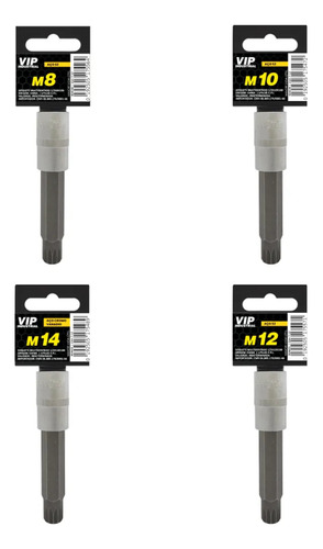 Soquete Multidentado Longo M8 M10 M12 M14 Avulso Vip