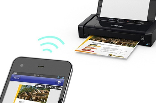 Impresora simple función a color Epson WorkForce WorkForce WF-100 con wifi 127V