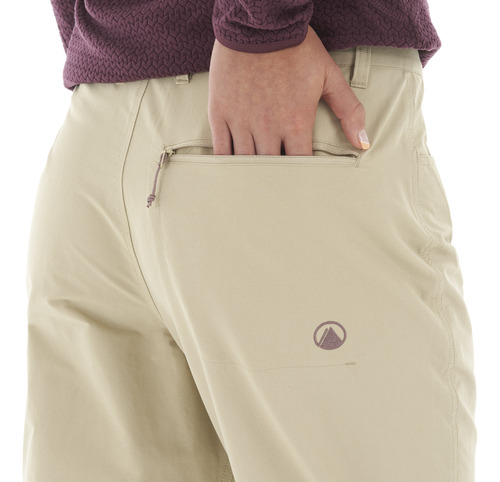 Pantalon Mujer Lippi Enduring Mix-2 Q-dry Pants Crudo
