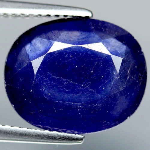 1 Acrgemas R$270 Lindissima Safira Natural Oval Azul 8.45cts