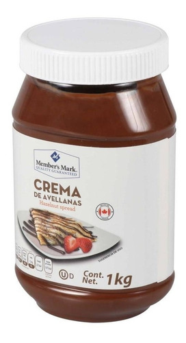 Crema De Avellana Members Mark 1kg Mejor Sabor Que Nutella | MercadoLibre