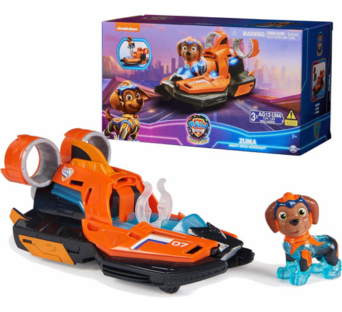 Paw Patrol Bote Con Figura De Accion Zuma Mighty Pups