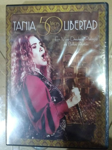 Tania Libertad. 50 Años. Dvd/cd Original Nuevo. Qqj. Mz.