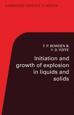 Libro Initiation And Growth Of Explosion In Liquids And S...
