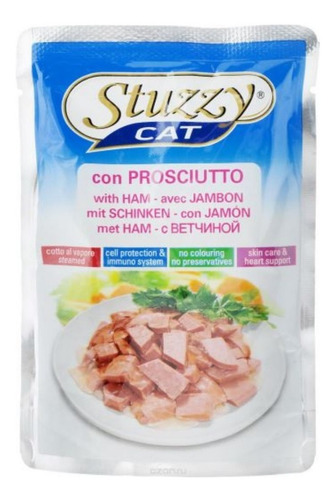 Imagen 1 de 1 de Alimento Humedo Stuzzy Cat Con Jamon Para Gato Caja 24pz