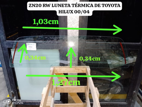 Vidrio Trasero Toyota Hilux 2000 / 2005