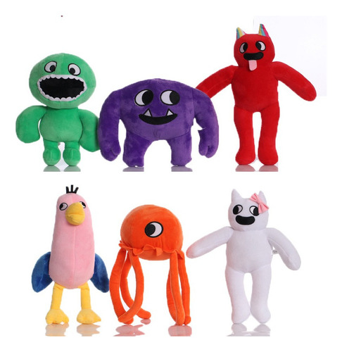 6pcs Garten Of Banban Peluche Muñeca Niños Cumpleaño Regalo