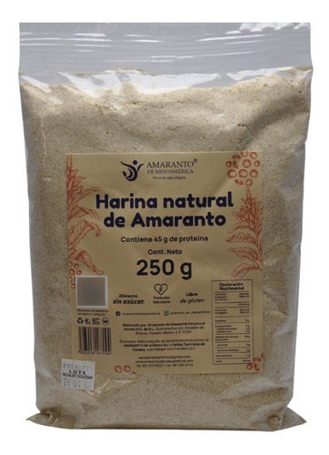 Harina De Amaranto 1 Kg Libre De Gluten 