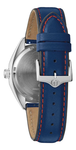 96k112 Reloj Bulova Jet Star Box Set 40mm Azul/plateado/rojo