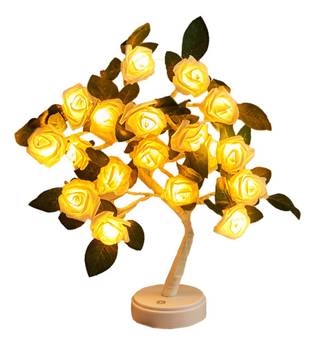 Lámpara De Escritorio Con Forma De Bonsái Con Forma De Flor