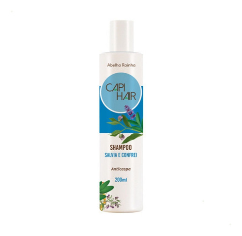 Shampoo Salvia Confrei Caspa Coceira Capi Hair Abelha Rainha