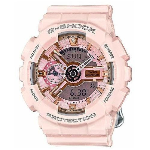 Reloj Deportivo Con Esfera Dorada Y Rosa De Cuarzo Rosa Para