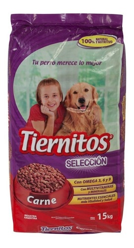 Alimento Para Mascotas Tiernitos Carne X 15kg