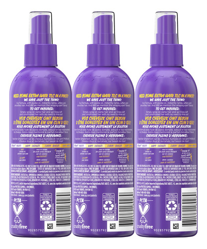 Condicionador Leave-in Spray Aussie Hair Insurance 240 Ml X3