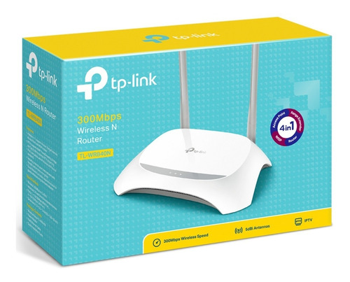 Router Inalámbrico Wifi N 300mbps, Tp-link Tl-wr840n 2 Ant.