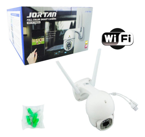 Camara Vigilancia Ip Con Wifi Para Exteriores Con 12 Led Hd