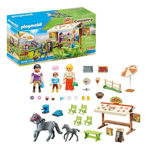 Playmobil Cafe Patio Dos Poneis, 2143