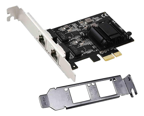 Tarjeta De Red Pcie Gigabit De Doble Puerto, Adaptador 2,5g