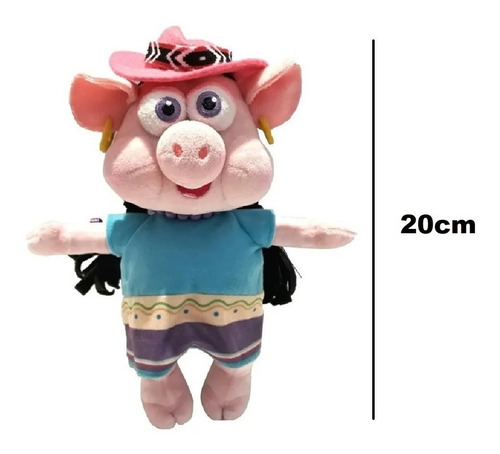 Doña Pancha Peluche Musical Granja Zenon 20cm Bebe Original