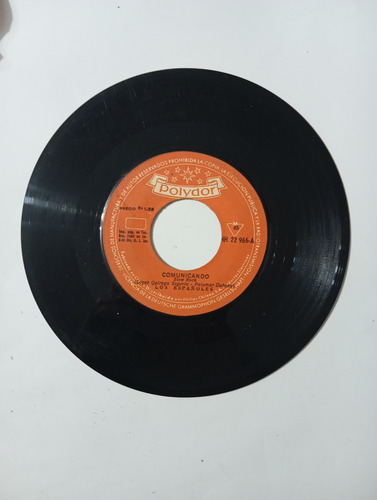 Vinilo Single De Los Españoles -- Comunicando ( S91 (Usado)