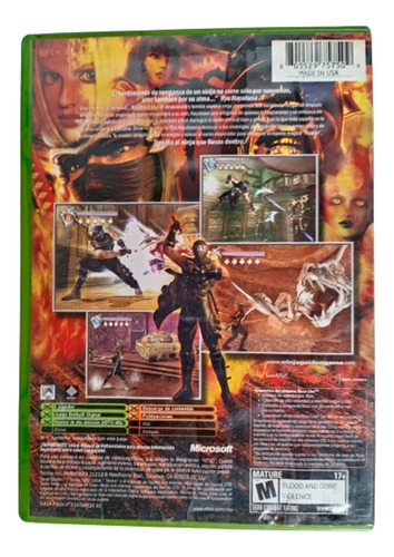 Ninja Gaiden Para Xbox Clasico Original (Usado)