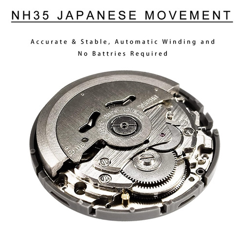 Addiesdive Reloj De Buceo Automático Para Hombre Nh35 Al De
