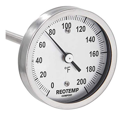 Reotemp Termómetro Para Abono, Para Trabajo Pesado, En Escal