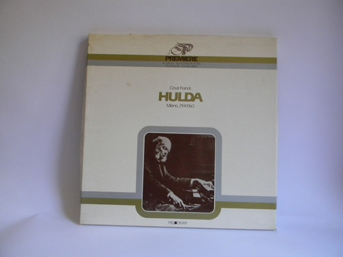 Hulda César Franck Caja 3 Lps Prospecto Made In Italy