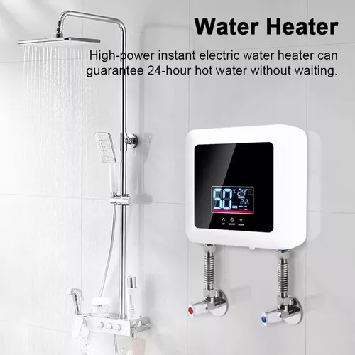 Calentador Agua Instantáneo 5500w Mini Eléctrico Sin Tanque