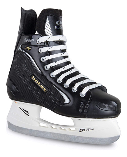 Patines De Hockey Sobre Hielo Para Hombre Negro Ajustables