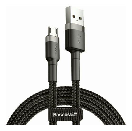 Baseus Cafule Cable Micro 2.4a 1m Gris