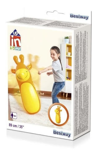 Imagen 2 de 7 de Puching Ball Animal 89cm Bestway 52152 Tentempie Inflable Ed