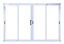 Comprar Ventana Balcon Aluminio Modena 280x200 Vidrio Entero 4mm