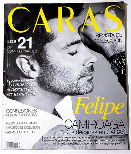 Caras Especial Felipe Camiroaga Los 21 Juan Fernández 9/2011 (Usado)