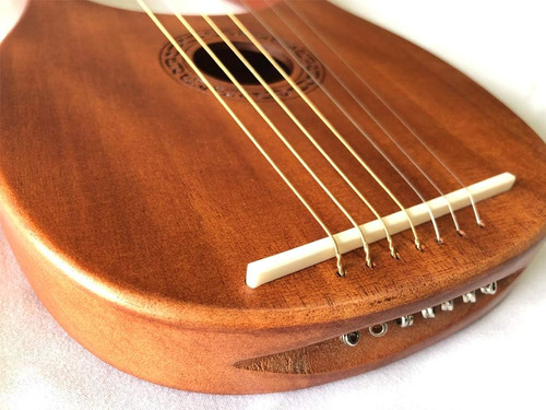 Arpa De Lira, 7 Cuerdas De Metal - Instrumento De Cuerdas Or