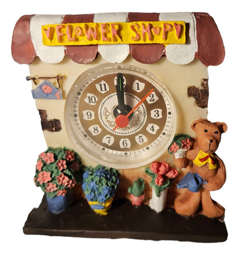 Reloj Infantil De Mesa (casita Y Perro)
